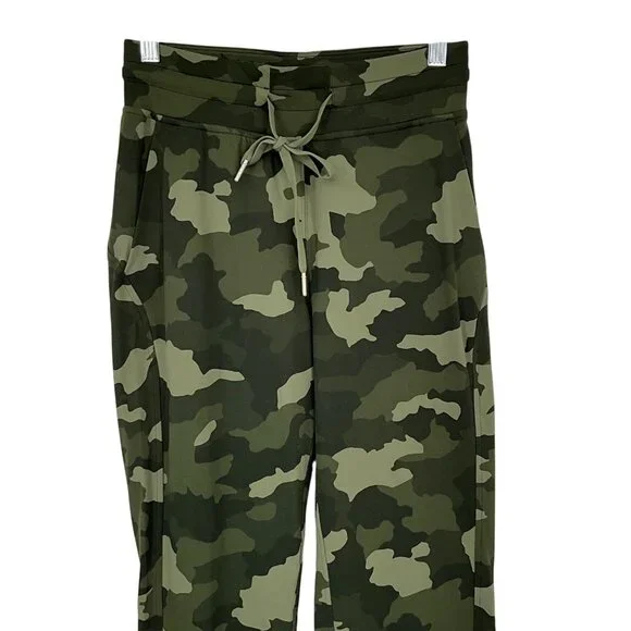 Lululemon Ready to Rulu High Rise Jogger Pants Womens 4 Green Heritage Camo - Picture 2 of 9